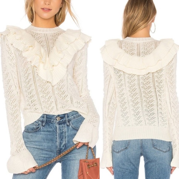 Tularosa Manny Sweater Ruffle - Picture 1 of 9